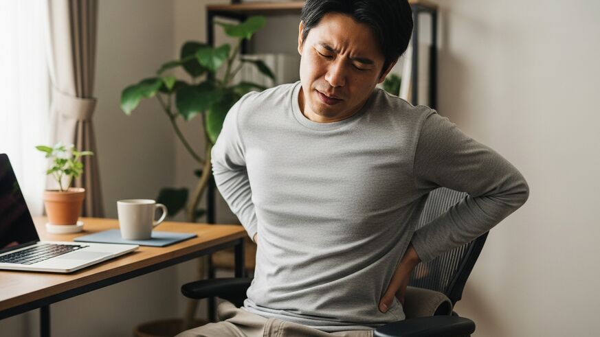 腰痛がなかなか治らないのはなぜ？筋肉と運動不足が原因かもしれません！
