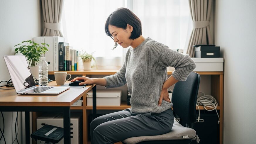 長時間座ると身体にどんな影響が？今すぐできる対策で不調を防ぐ！