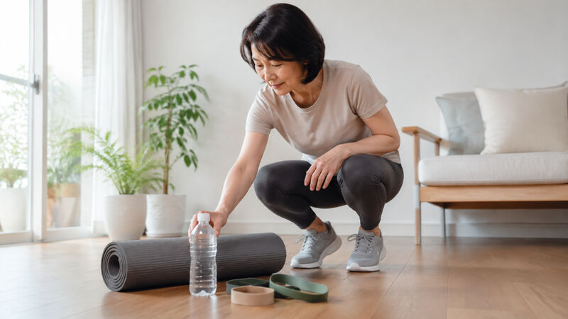 結論　水分はトレーニング前から用意し、休憩ごとにこまめに飲む